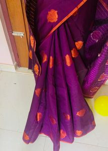 Purple Saree