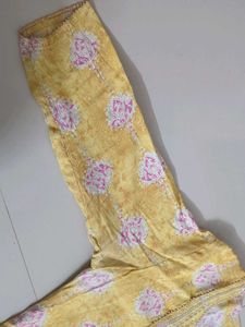 Elegant Yellow Printed Kurta