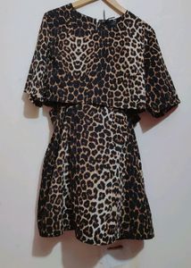 Tiger Print 🟤Dress For Girl Or Women 36 Bust