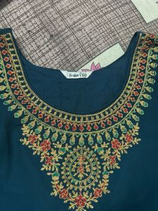 Women Georgette Kurta With Plazzo
