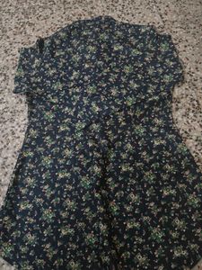 Floral Print Long Sleeve Dress