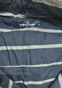 Striped Highland Outfitters Button-Down