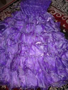 Purple Dress with Top