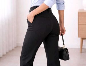 Black Trouser (High-waist)