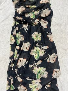 Floral Backless Maxi Dress