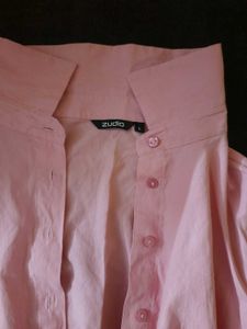 Pink Crop Shirt