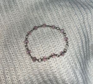 PurplishBeaded Bracelet/ HANDMADE BY ME