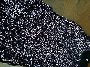 Sparkly Black vetvet n satin patiala set