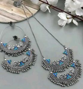 Oxidised Jewellery, Nacklace With Earrings 🥰