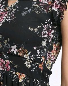 Floral Print Maxi Dress,