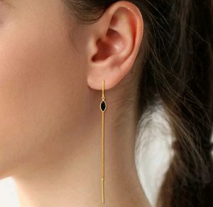 Elegant Gold-Tone Drop Earrings