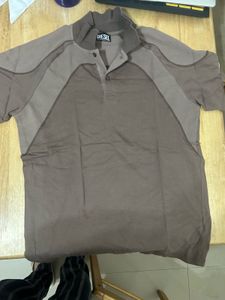 Diesel Men&#39;s Brown Polo Shirt