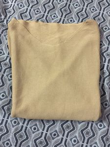 Beige Knit Top