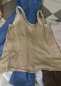 Shimmery Sleevesless Top