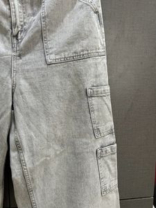 GREY CARGO BAGGY PANT