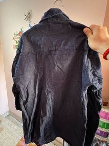 Branded Blue Denim Shirt