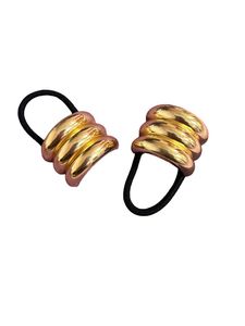 Vintage Gold Tone Hair Ties