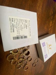 Jewels Galaxy GOLD PLATED STAKABLE FINGER RINGS