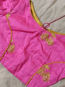 Pink Embroidered Blouse