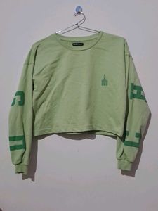 Cute Green Crop Top