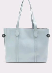 Twenty Dresses Solid Blue Tote Bag