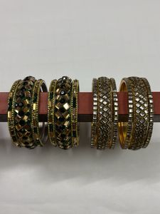 Set of 4 Gold Bangles