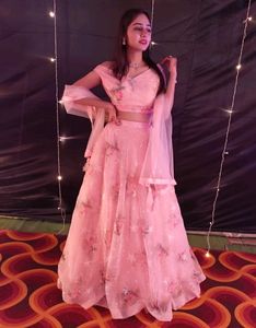 Organza Lehenga