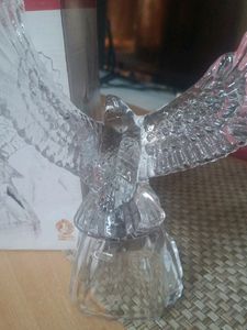Decorative Piece Of Eagle made Of Crystal