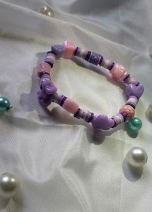 Handcrafted Cute Purple Bracelet