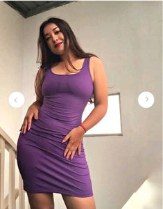 Purple Bodycon Mini Dress
