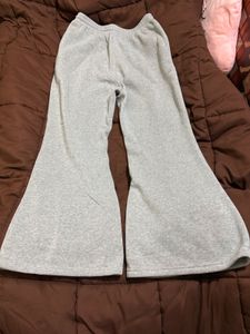 Gray Sweatpants Bell Bottom