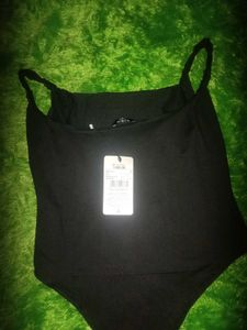 Chic Black Spaghetti Strap Top