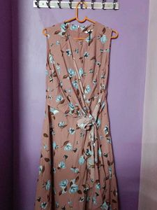 Floral Print Sleeveless Dress