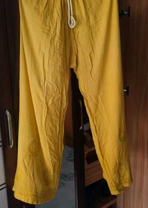 Yellow chikankari kurti set