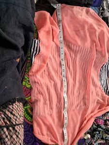 Peach Oversized Tunic Top