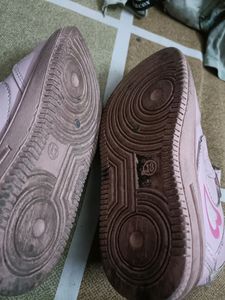 Girls Barbie Print Pink Shoes In 13 Number