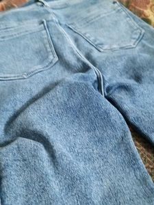 Light Wash Cargo Jeans