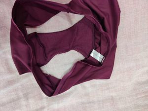 Seamless Maroon Brief