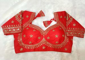 Red Sabyasachi Blouse