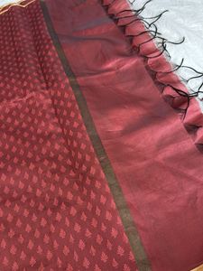 Maroon Banarasi Dupatta