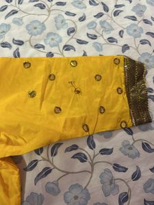 Yellow Embellished Blouse