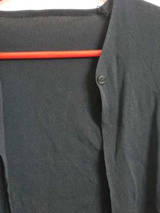 Minimalist Black Cardigan