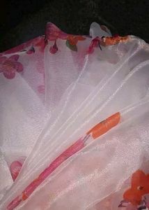 Brand New Saree Not Used With Stitch Blouse