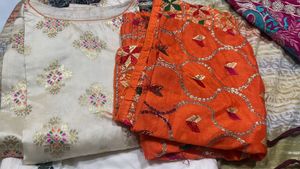 Unstitched Salwar Kameez Fabric Set