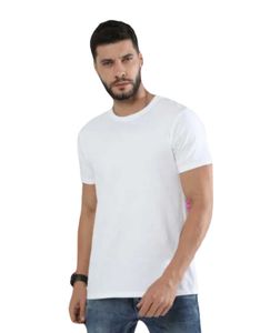 Full Sleeve - Men&#39;s Premium Cotton White T-shirt