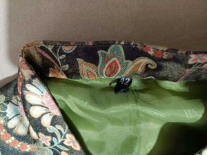 Floral Print Men's Jacket, 42 Size