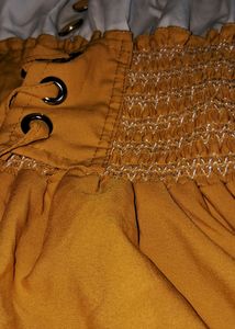Mustard Yellow Mini Skirt