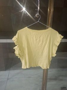 Ruffle Sleeve Top