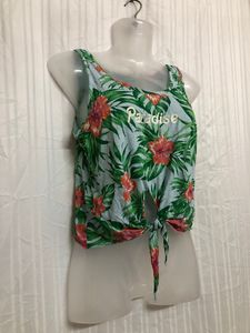 Tally Weijl Blue Printed Top