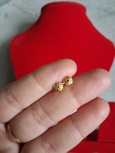 Gold Stud Earrings